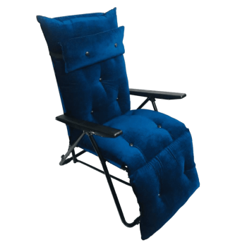 Foldable Recliner Chair - Classic - Blue