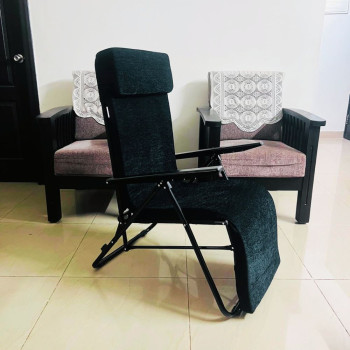 Tulip Recliner Chair Elite - Black