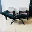 Foldable Recliner Chair Royal - Black