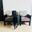 Foldable Recliner Chair Royal - Black