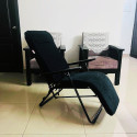Foldable Recliner Chair Royal - Black