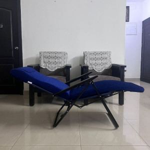 Foldable Recliner Chair Royal - Blue
